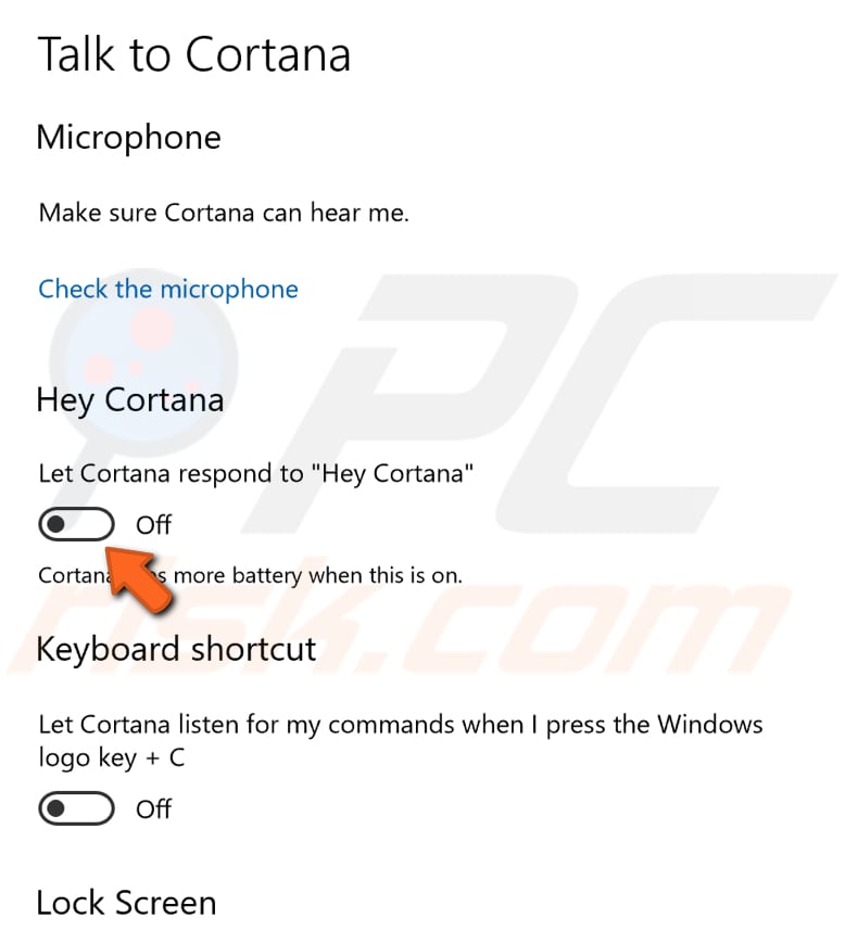 Cortana randomly pops up